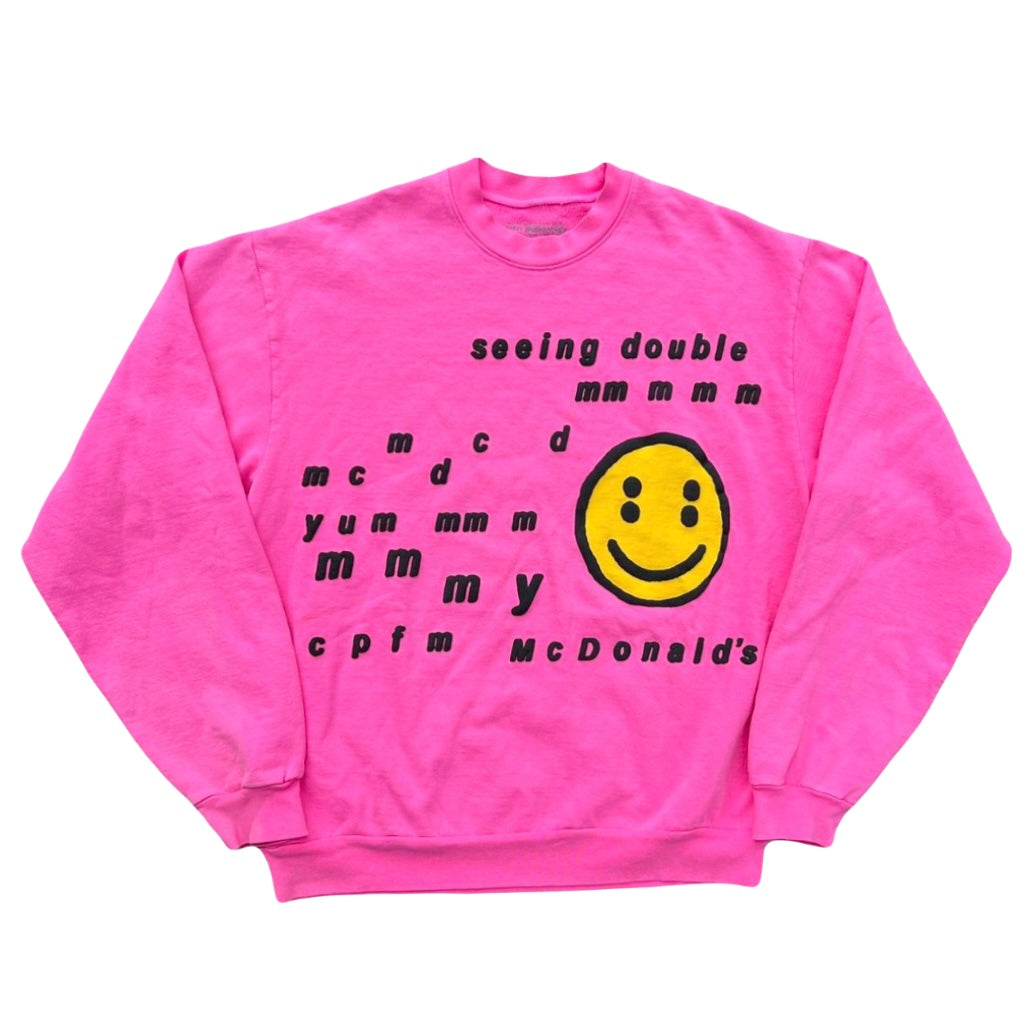 CPFM FW22 “Seeing Double” Crewneck in Pink