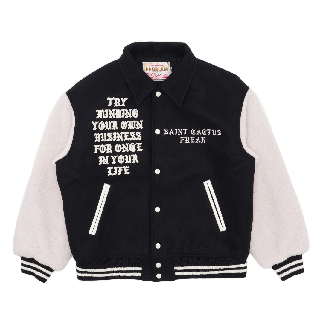 CPFM FW24 Saint Michael “Leave Me Alone” Varsity Jacket