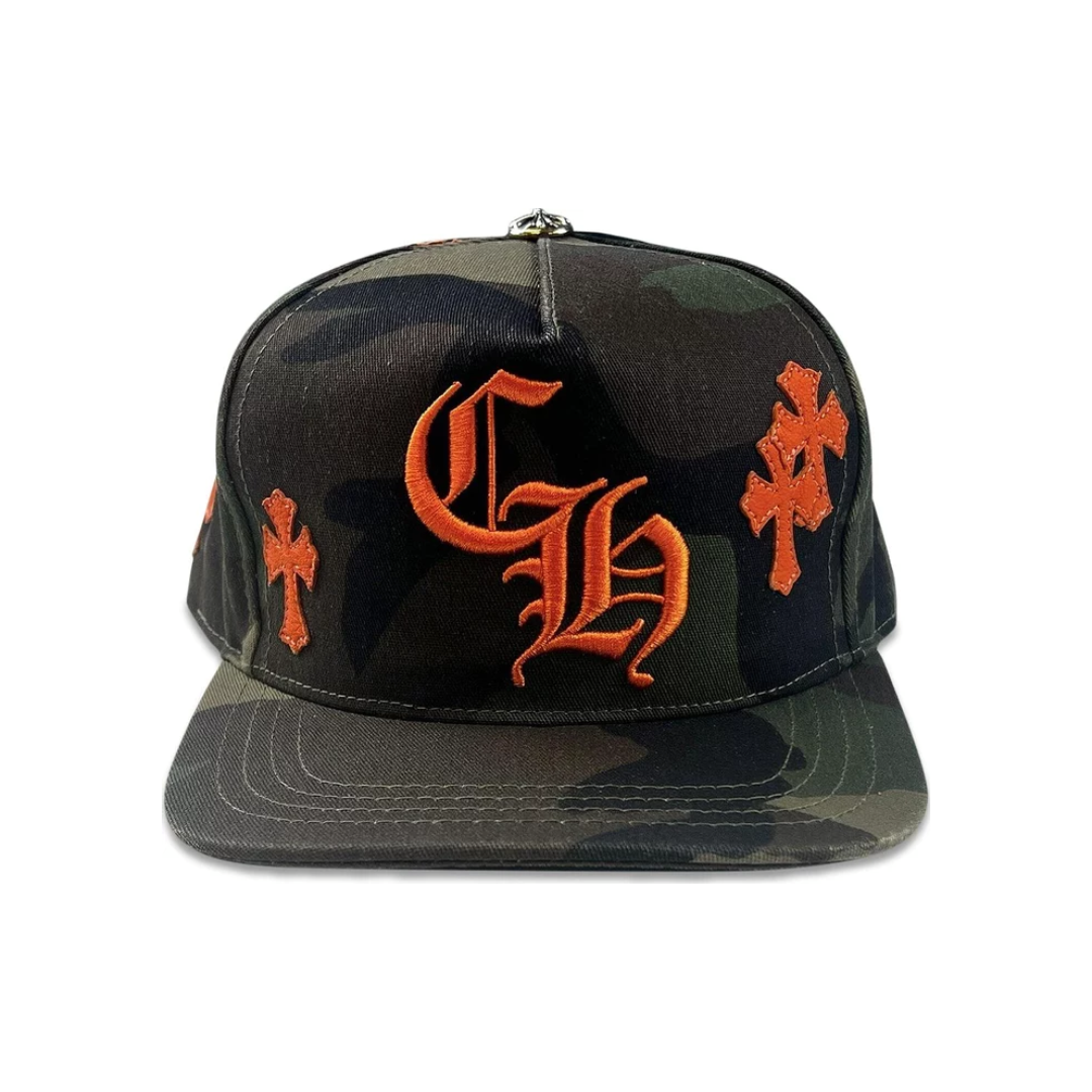 Chrome Hearts Camo/ Orange Cross Patch Hat – Penelope NYC