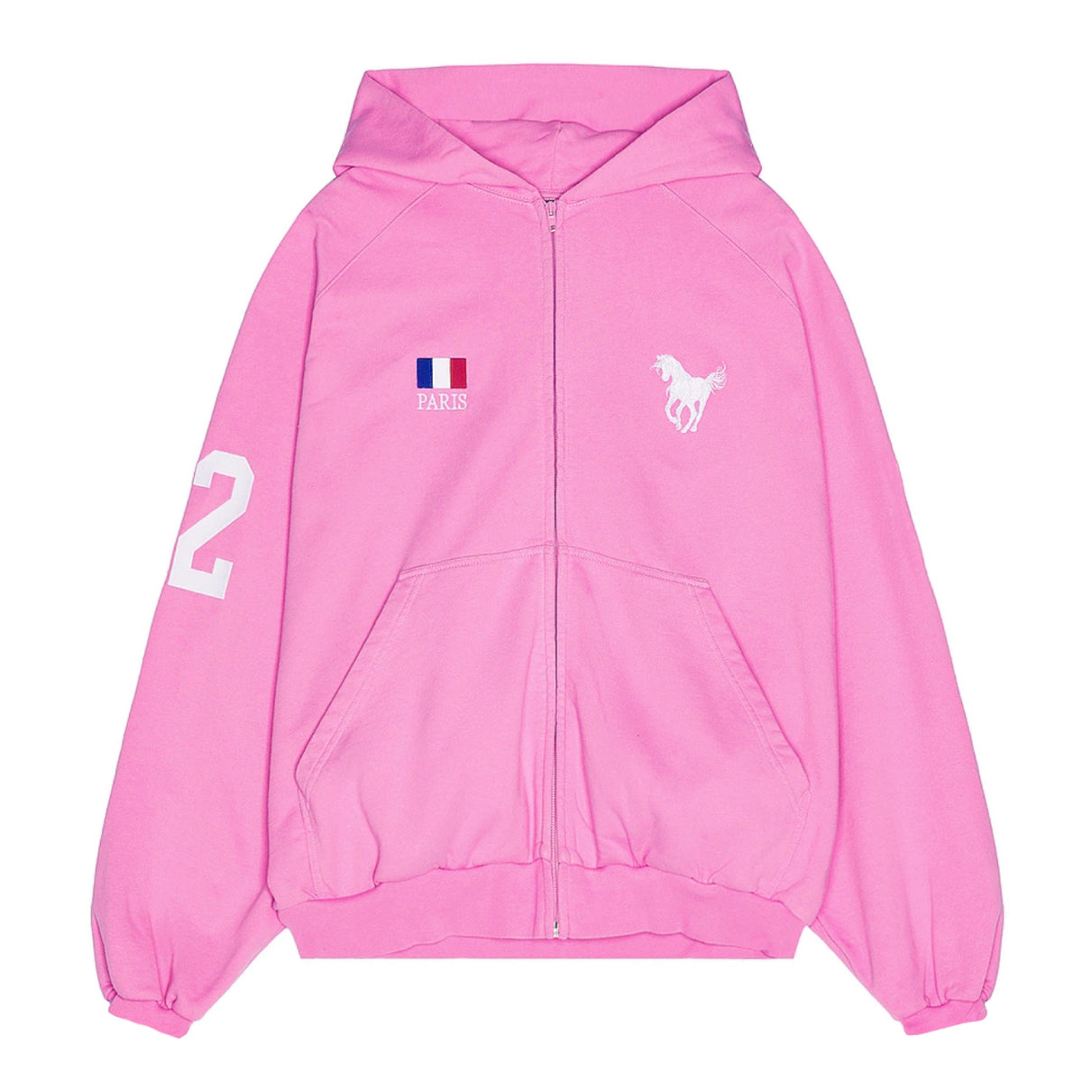 Balenciaga “Polo” Hoodie in Pink – Penelope NYC