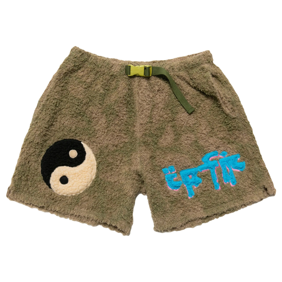 CPFM x Human Made “Acid” Fuzzy Shorts