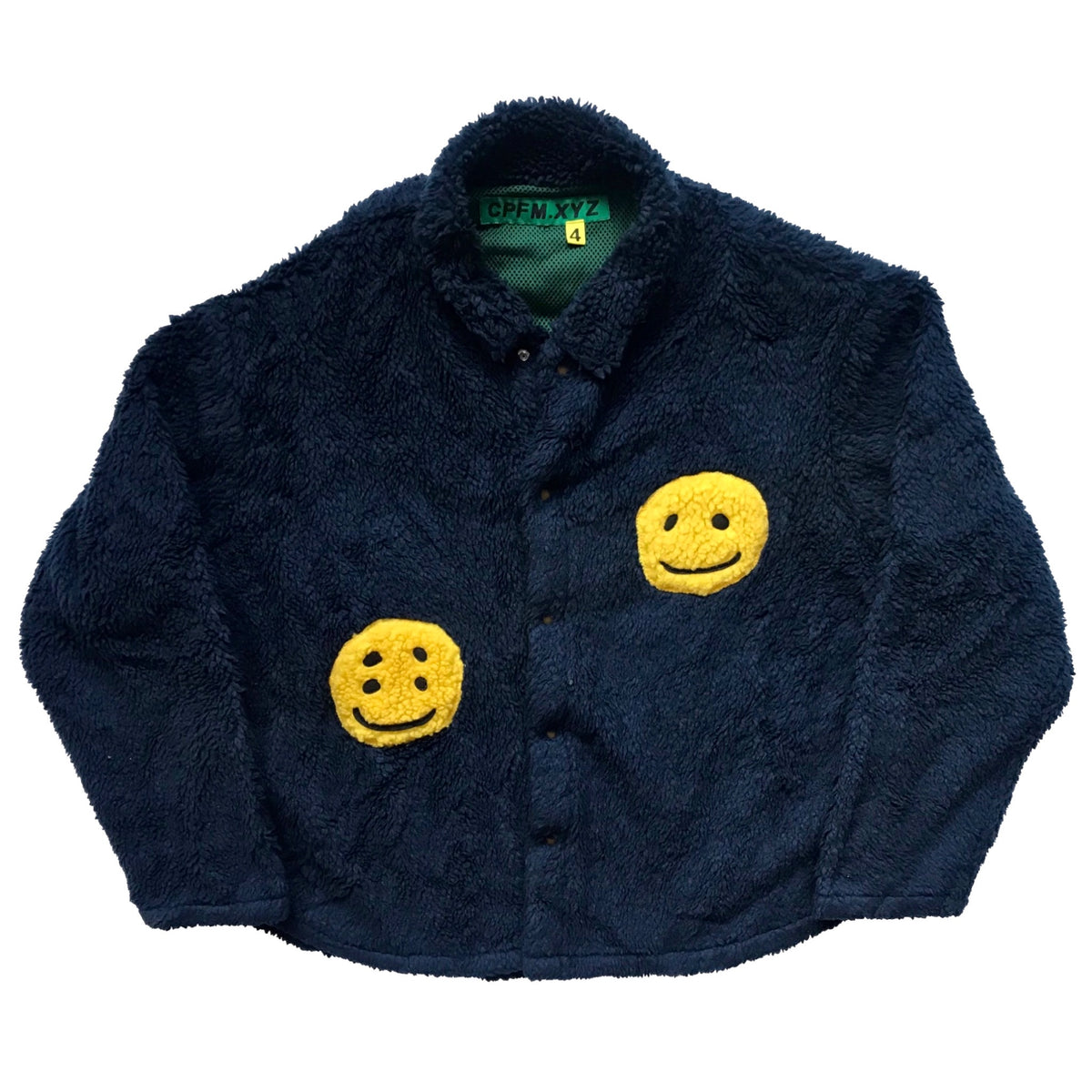 CPFM Double Smiley Work Jacket in Navy