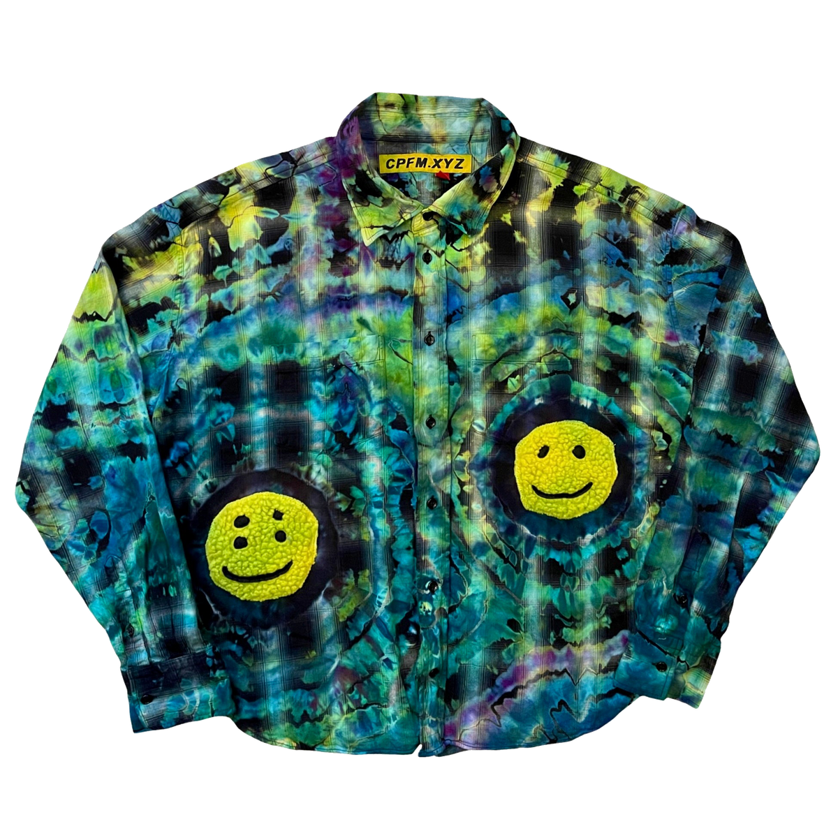 1/1 CPFM Double Vision Check Tie Dye Shirt – Penelope NYC