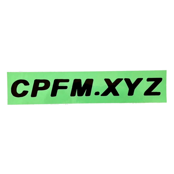 2016 OG CPFM Box Logo Sticker