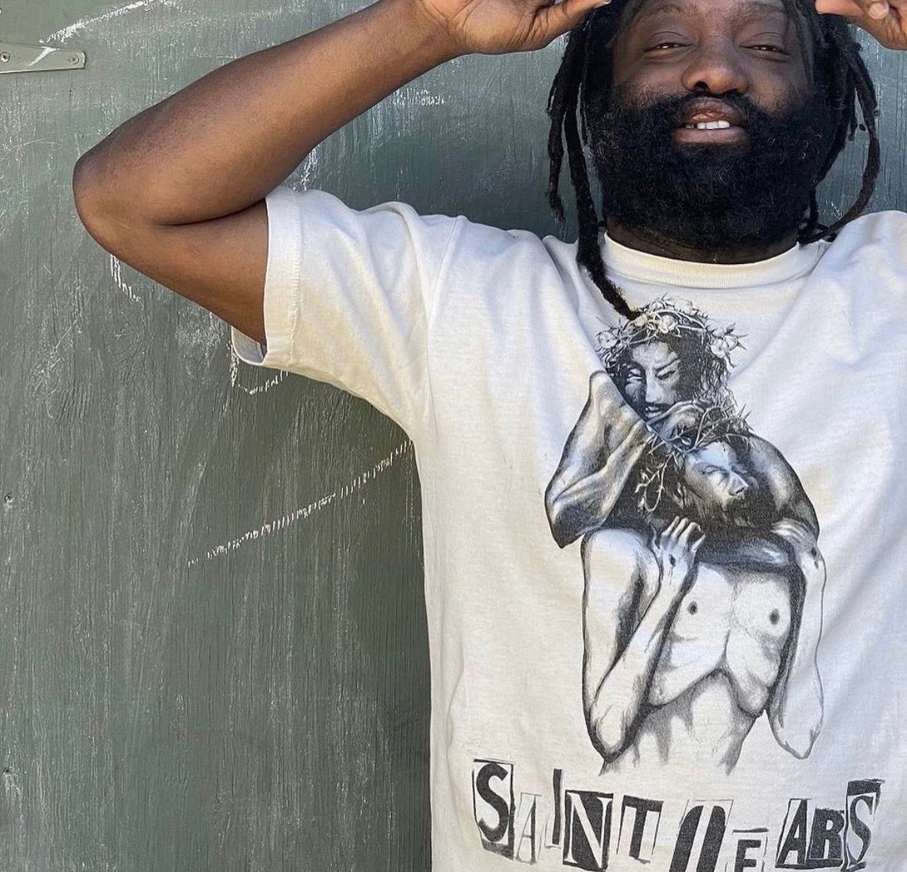 Saint Michael x Denim Tears “Double Jesus” Tee