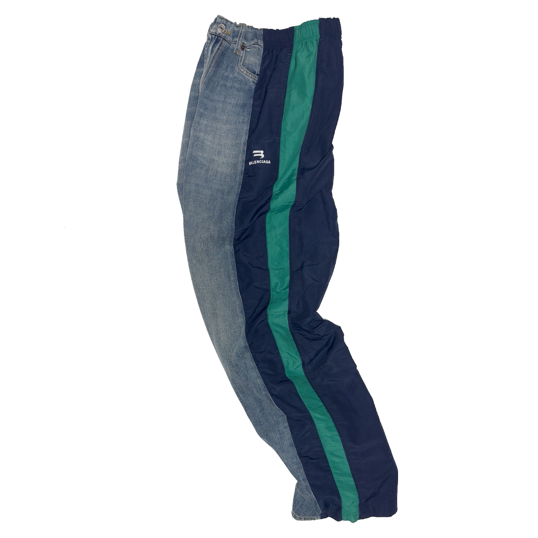 Balenciaga SS21 Hybrid Trackpant Jeans – Penelope NYC Balenciaga SS21 Hybrid Trackpant Jeans – Penelope NYC