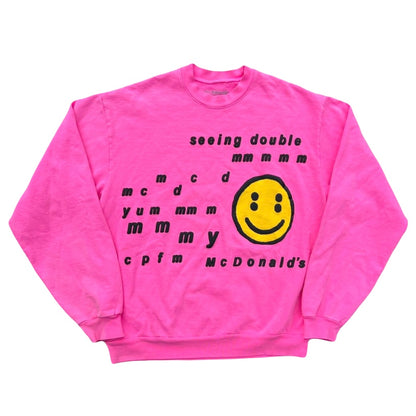 CPFM x McDonald’s “Seeing Double” Crewneck in Pink