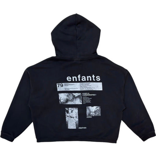 Enfants Riches Déprimés “Pour la Pornographie” Hoodie in Black