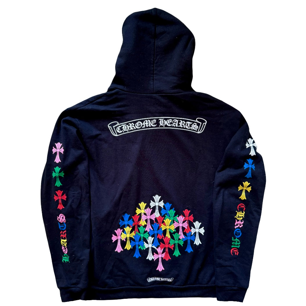 Chrome Hearts Multicross Zip-Up Hoodie