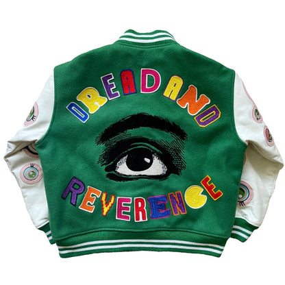 Saint Michael x Takashi Murakami "Me Me Me" Varsity Jacket