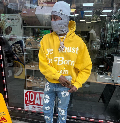 CPFM "Born Again" Hoodie in Yellow