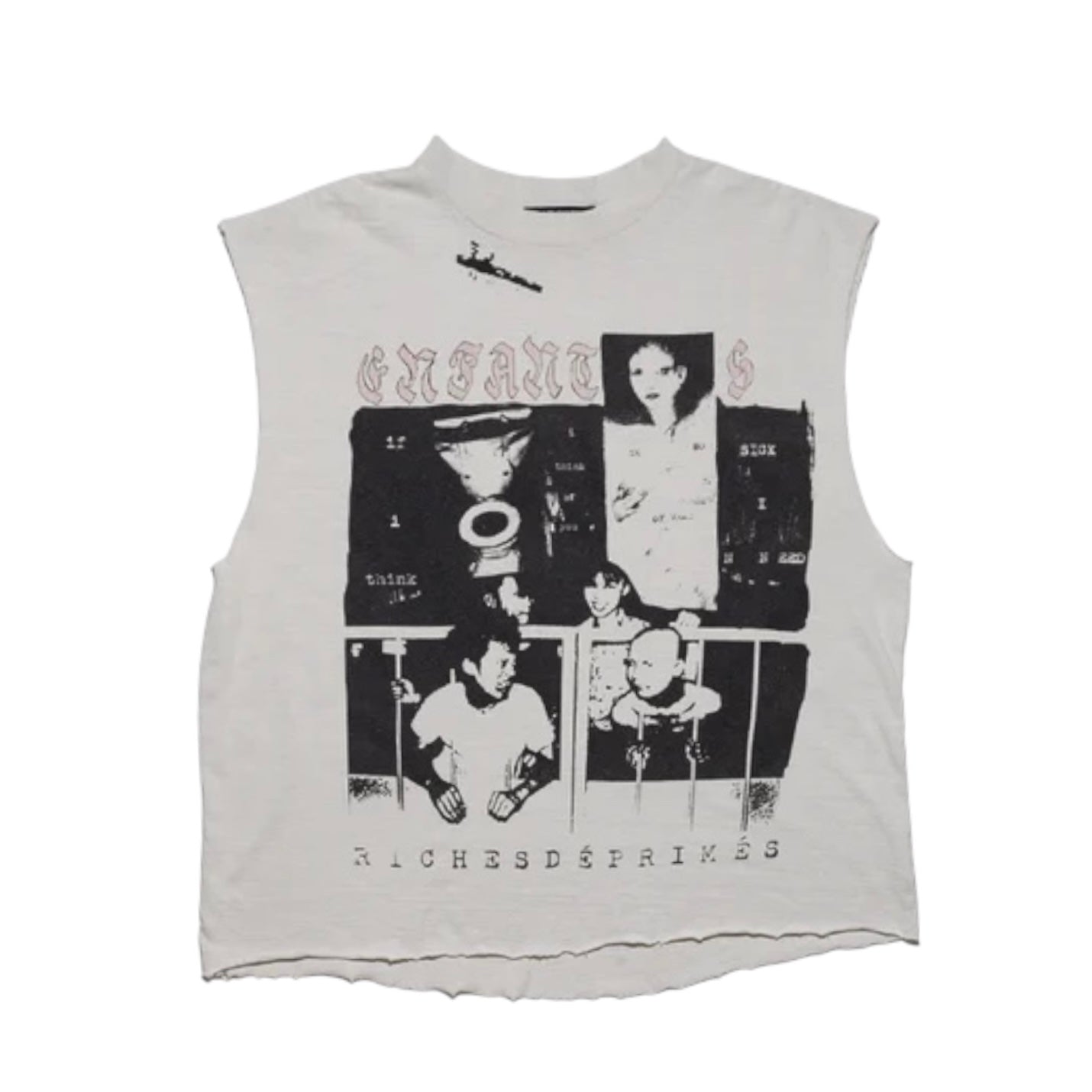 Enfants Riches Déprimés SS25 “Endless Blockades” Cut Off Shirt