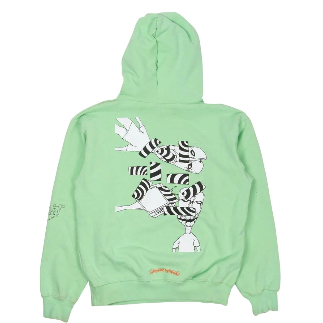 Chrome Hearts x Matty Boy “Lust” Hoodie in Mint Green