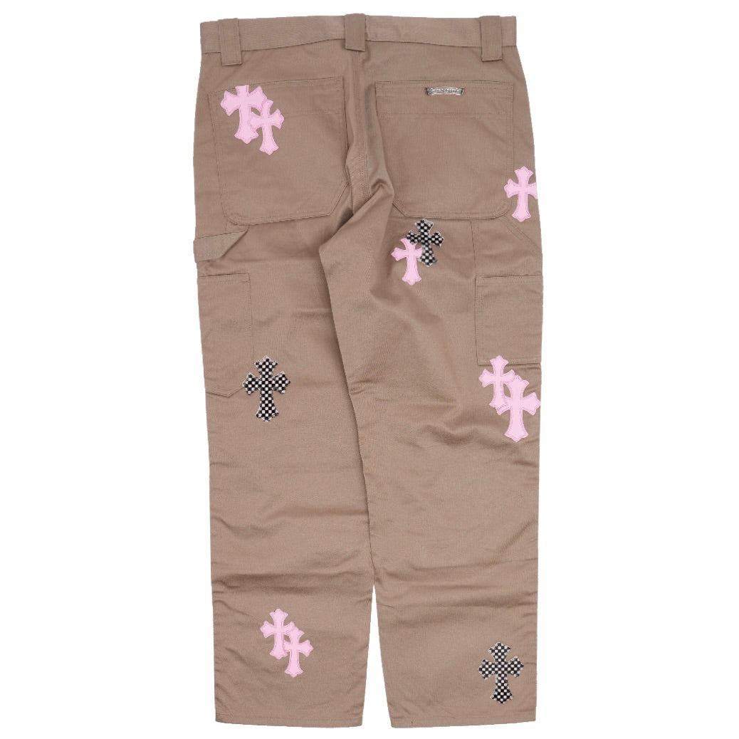 Chrome Hearts Cross Patch Double Knee Carpenter Pants