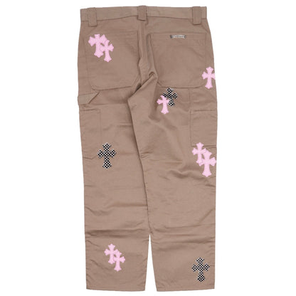 Chrome Hearts Cross Patch Double Knee Carpenter Pants