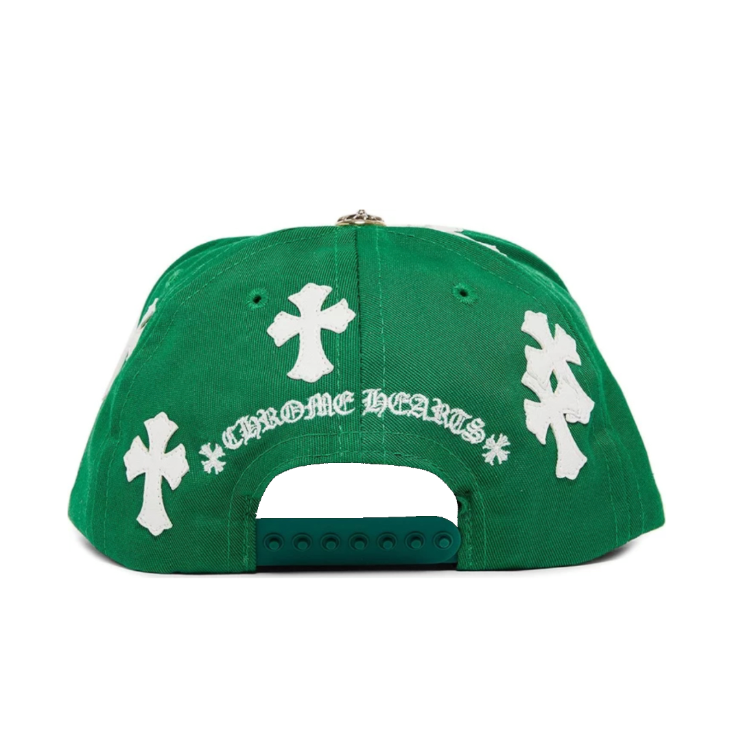 Chrome Hearts Green/ White Patch Hat