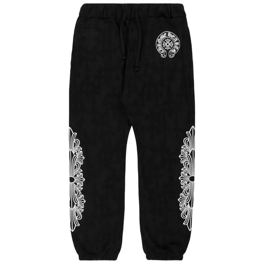 Chrome Hearts All-Over Cemetery Cross Sweatpants