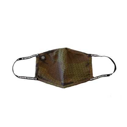 Chrome Hearts Multi Logo Face Mask in Camo