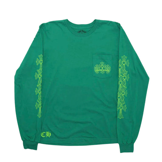 Chrome Hearts Cemetery Crosses LS Tee