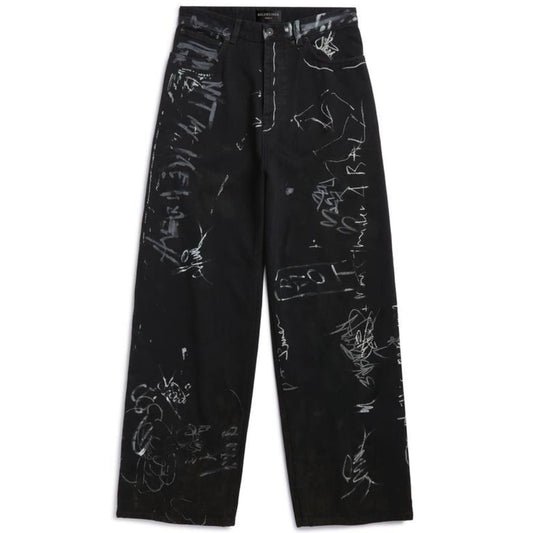 Balenciaga SS23 Mudshow Graffiti Jeans