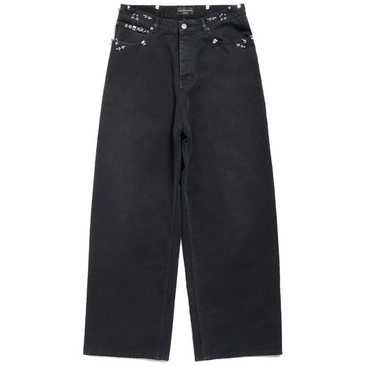 Balenciaga SS25 Pierced Baggy Jeans