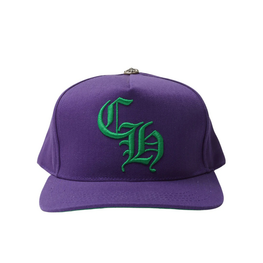 Chrome Hearts Baseball Hat in Green/ Purple