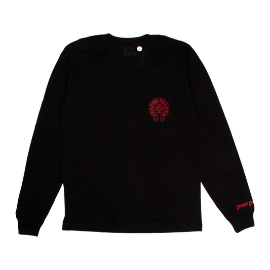 Chrome Hearts “Fire of Love” LS Pocket Tee