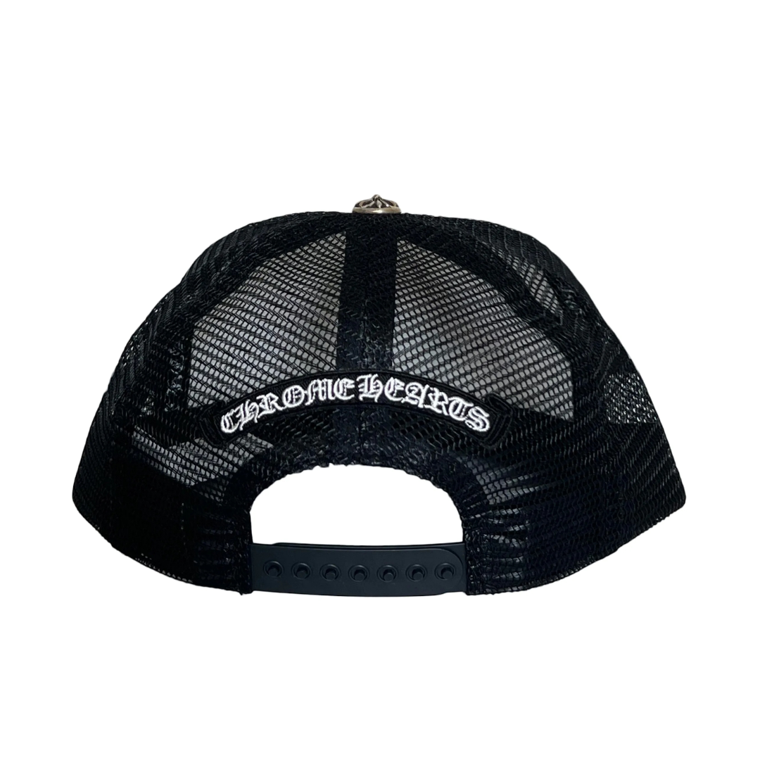 Chrome Hearts “Cemetery” Trucker Hat in Black