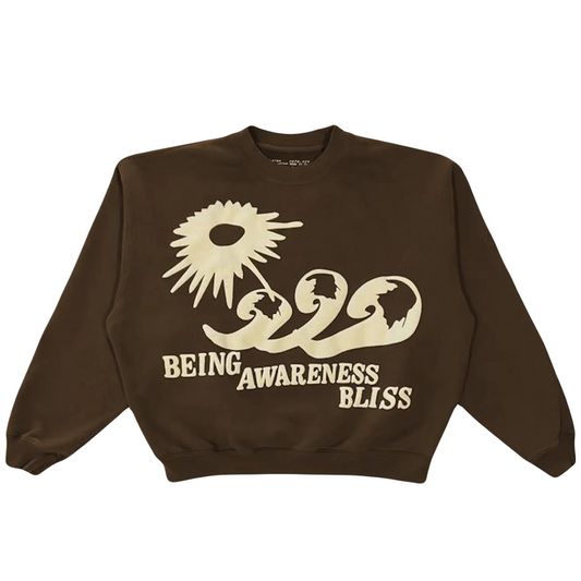 CPFM “Being Awareness Bliss” Crewneck in Brown