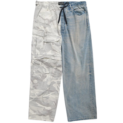Balenciaga SS23 Grayscale Camo Hybrid Baggy Pants