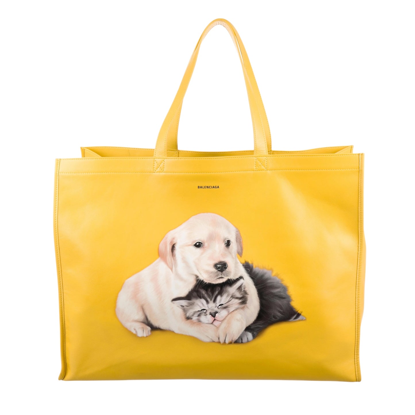 Balenciaga FW18 “Pets” XL Leather Tote