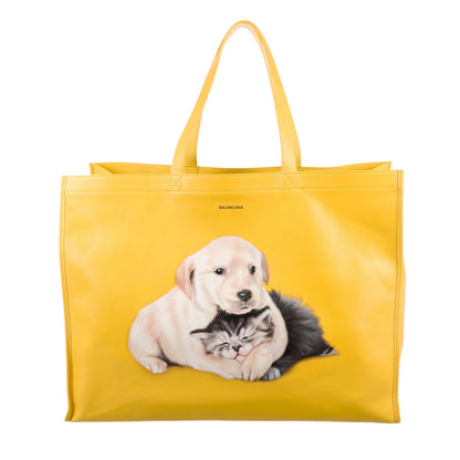 Balenciaga FW18 “Pets” XL Leather Tote