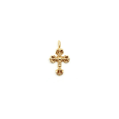 Chrome Hearts 22K Gold Filigree Cross Necklace