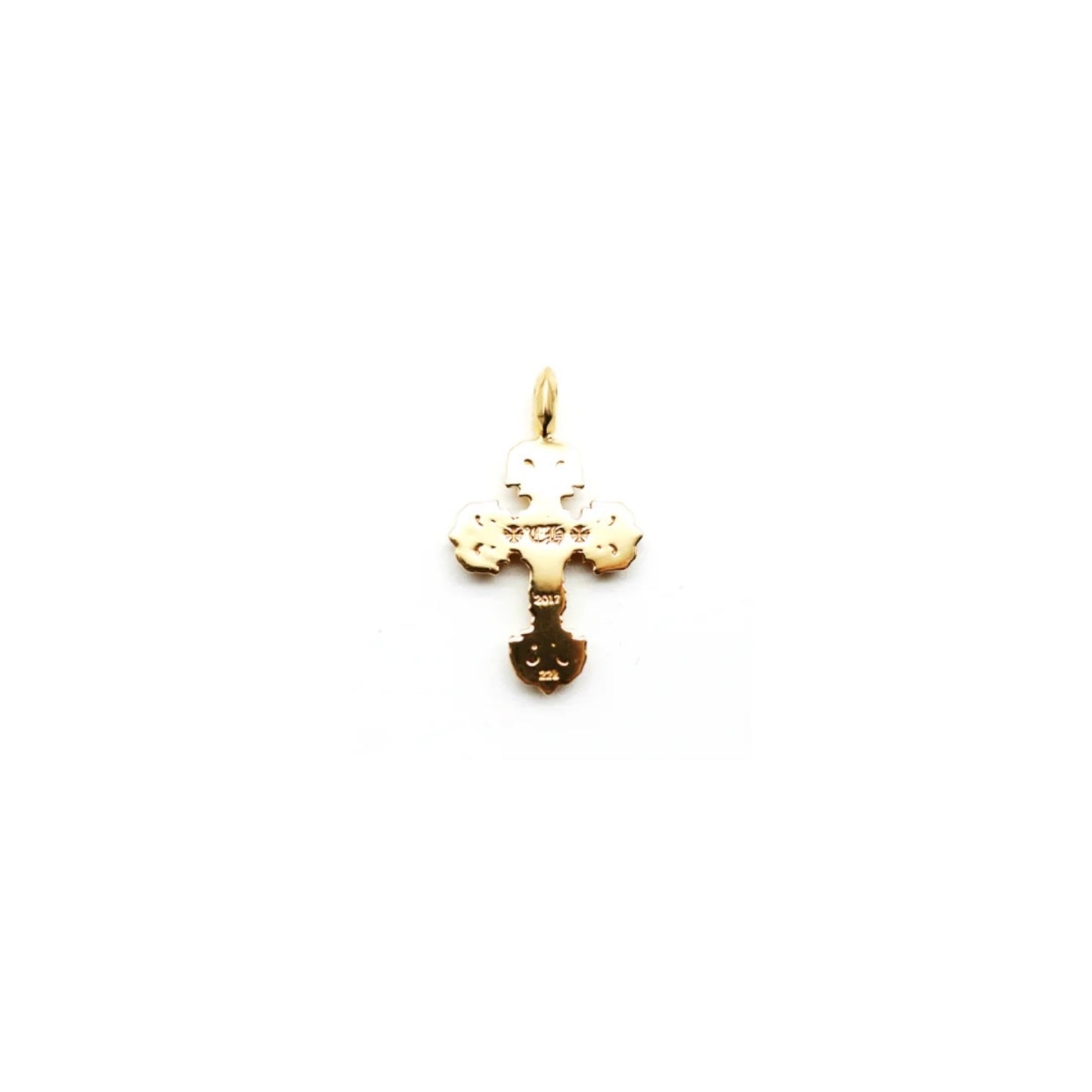 Chrome Hearts 22K Gold Filigree Cross Necklace