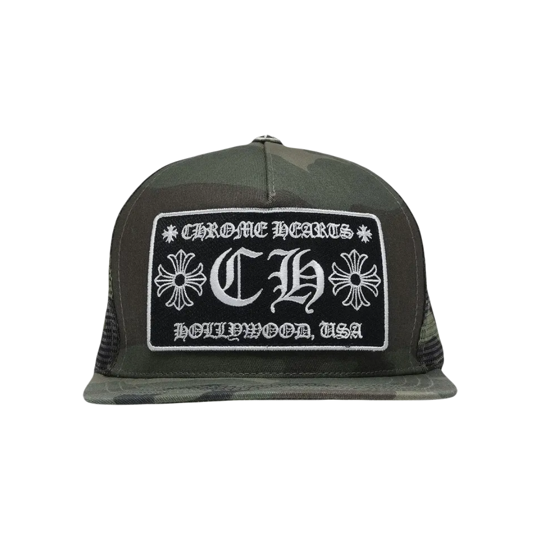 Chrome Hearts Hollywood Camo Hat