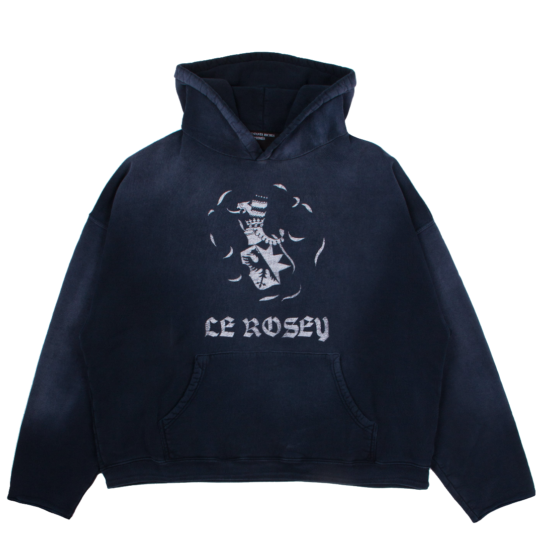 Enfants Riches Déprimés “Le Rosey” Hoodie (Runway) in Faded Blue