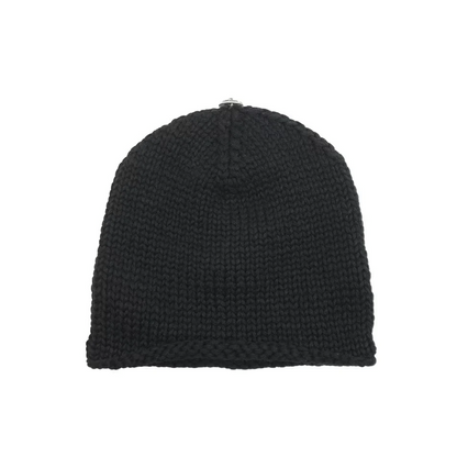 Chrome Hearts Cashmere Leather Cross Beanie