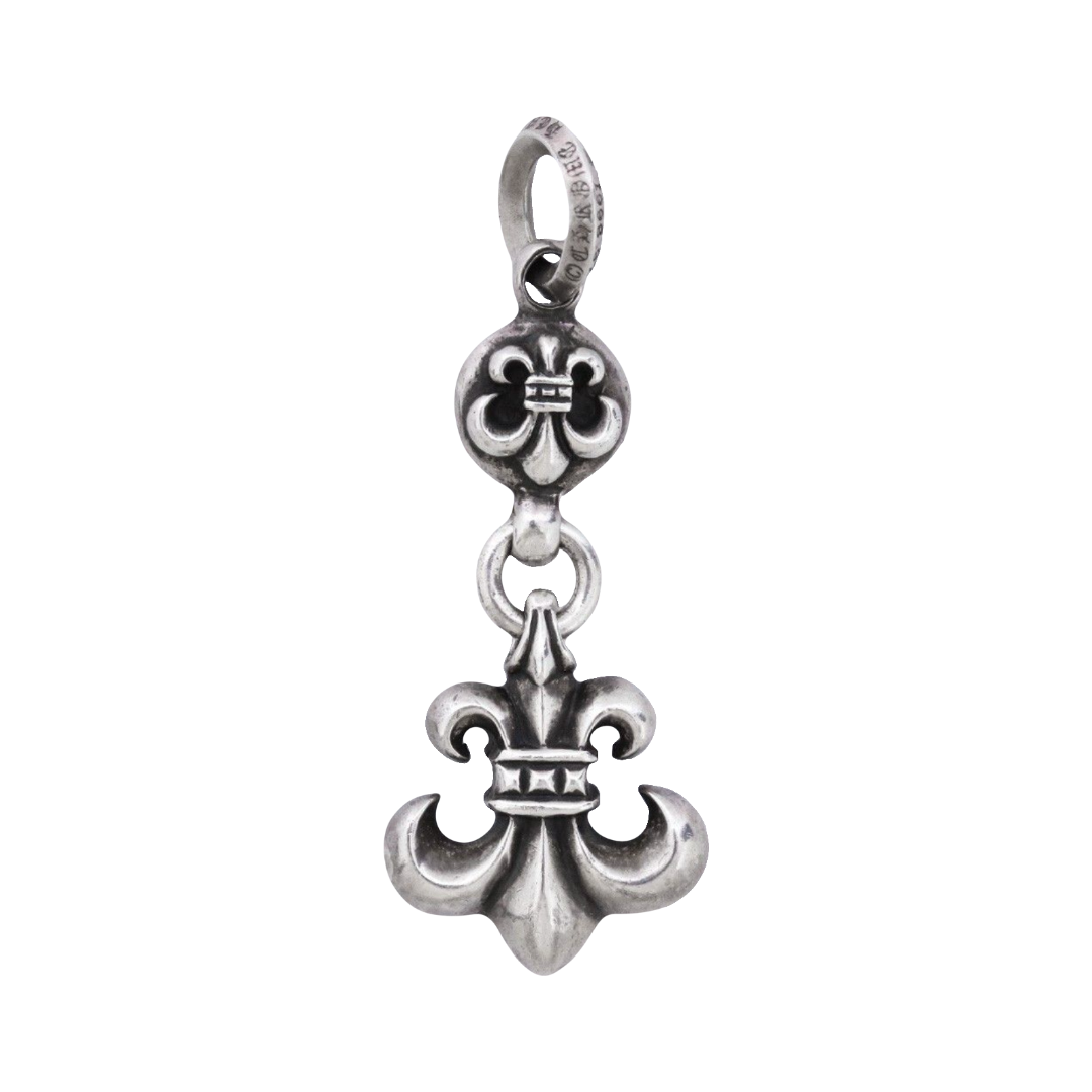 Chrome Hearts “Fleur De Lis” 1 Ball Charm Pendant