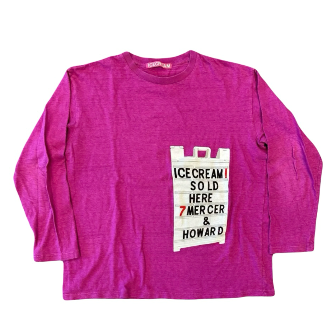 CPFM x Ice Cream x BBC “Grand Opening” LS Tee in Purple