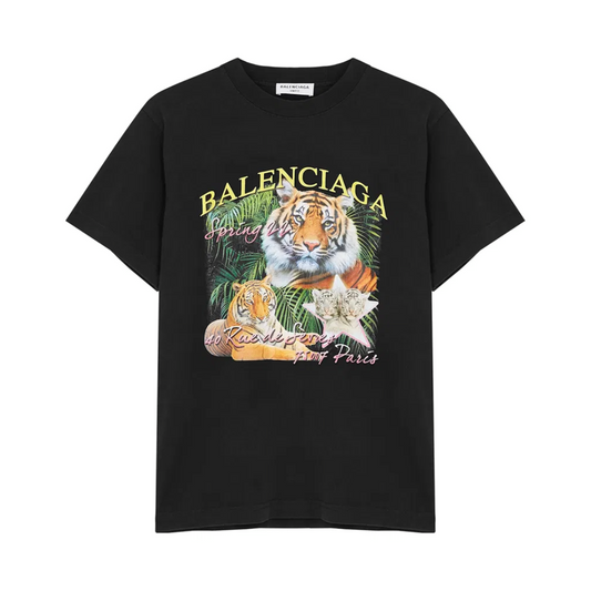 SS21 Balenciaga “Year of the Tiger” Tee in Black