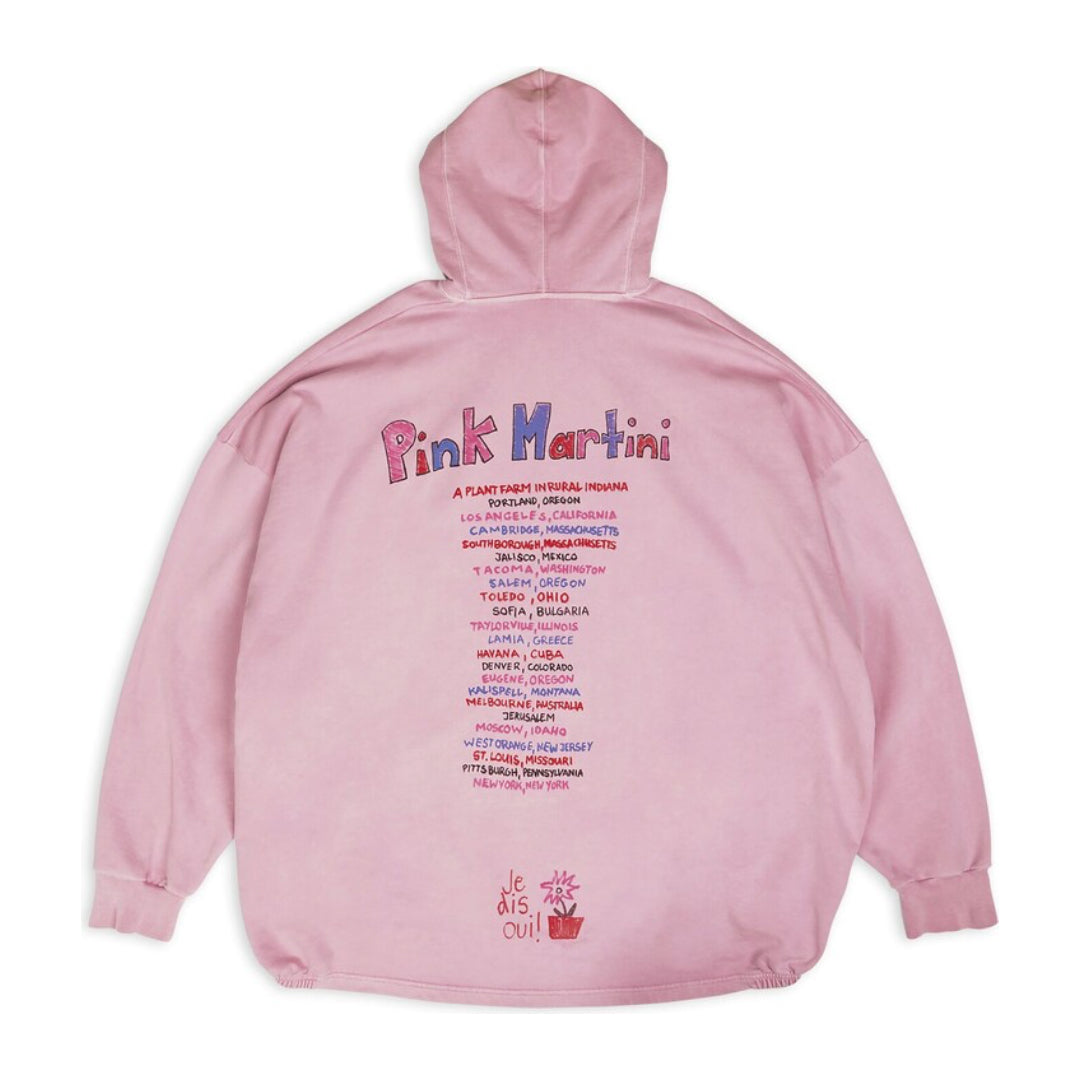 1/250 Balenciaga FW22 “Pink Martini” Hoodie in Pink