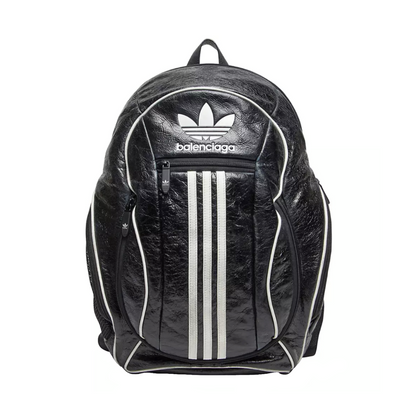 Balenciaga x Adidas 2023 Trefoil Leather Backpack