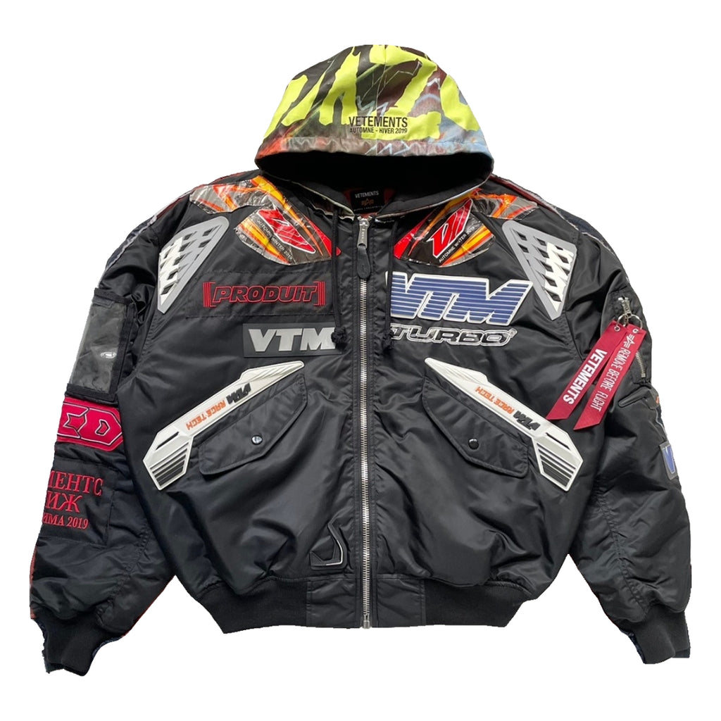 Vetements x Alpha Industries AW18 Edition Racing Bomber Jacket 