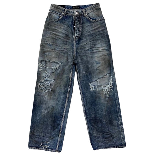 Balenciaga Summer23 Baggy Distressed Jeans