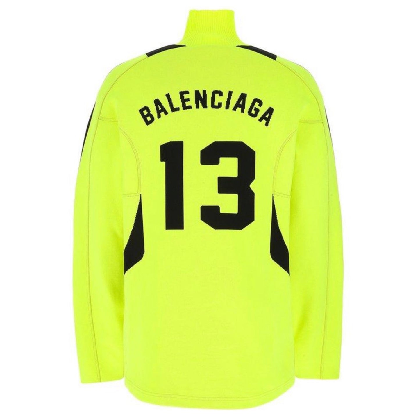 Balenciaga 2020 Soccer Highneck Jersey in Neon