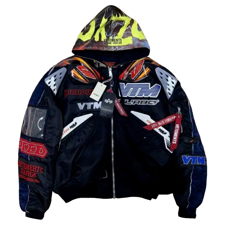 Vetements x Alpha Industries AW18 Edition Racing Bomber Jacket ...