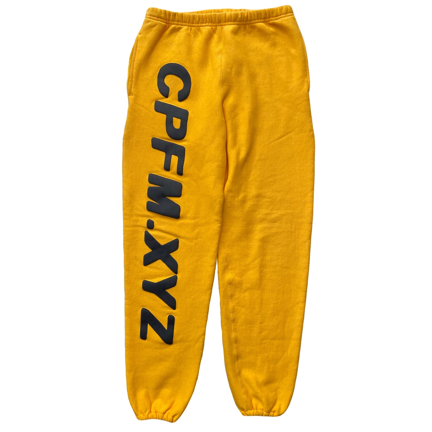 CPFM.XYZ Sweatpants in Yellow