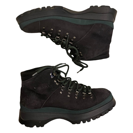 Prada 2019 Suede Hiking Boot