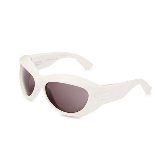 Bottega Veneta “Cyclone 11” Sunglasses in White