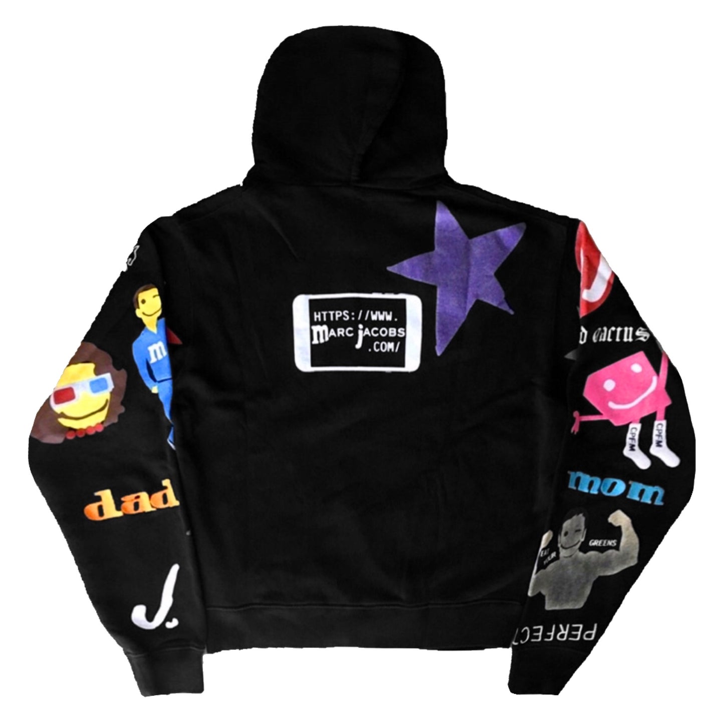 CPFM x Marc Jacobs Tattoo Hoodie in Black